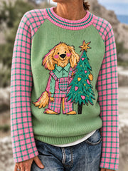 Women's Dog and Christmas Tree Tops
