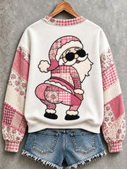Women's Pole-Dancing Santa Sweatshirts