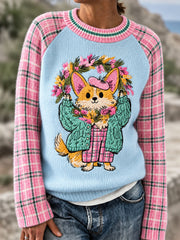 Women's Christmas Corgi Tops