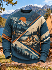 Men's Camping Waffle Sweatshirt