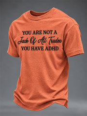 Men's Sassy & Sarcastic Funny Graphic Print Tee