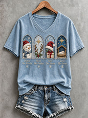 Women's Funny Christian Christmas T-Shirt