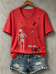 Women's Gothic Skull T-Shirt