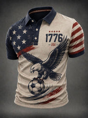 Men's USA Football Printed Shirt