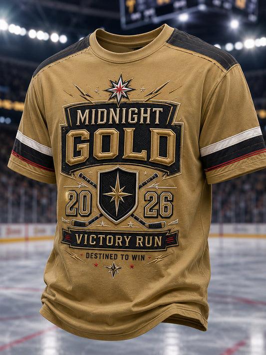 Men's 2026 Ice Hockey Retro T-Shirt