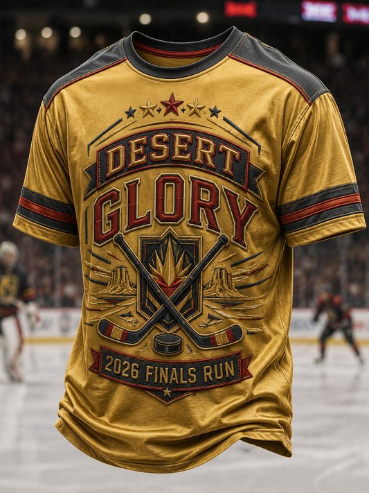 Men's 2026 Ice Hockey Retro T-Shirt