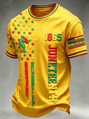 Men's Juneteenth 1865 short sleeves t-shirt