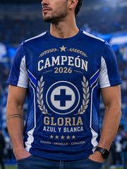 Men's 2026 Campeones Print Casual T-shirt