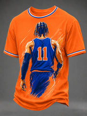 Men's MVP Basketball Player Inspired Casual T-shirt