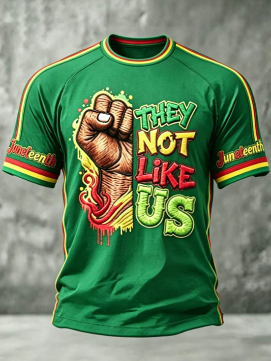 Men's Juneteenth They Not Like Us Since 1865 t-shirt