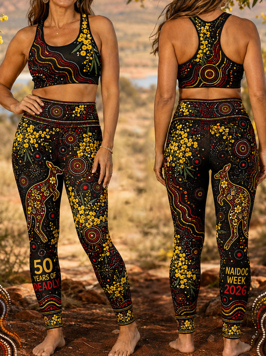Women's Australian Aboriginal Culture Art Printed Sets