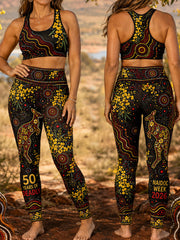 Women's Australian Aboriginal Culture Art Printed Sets
