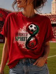 Women's MOROCCO Printed short-sleeved T-shirt