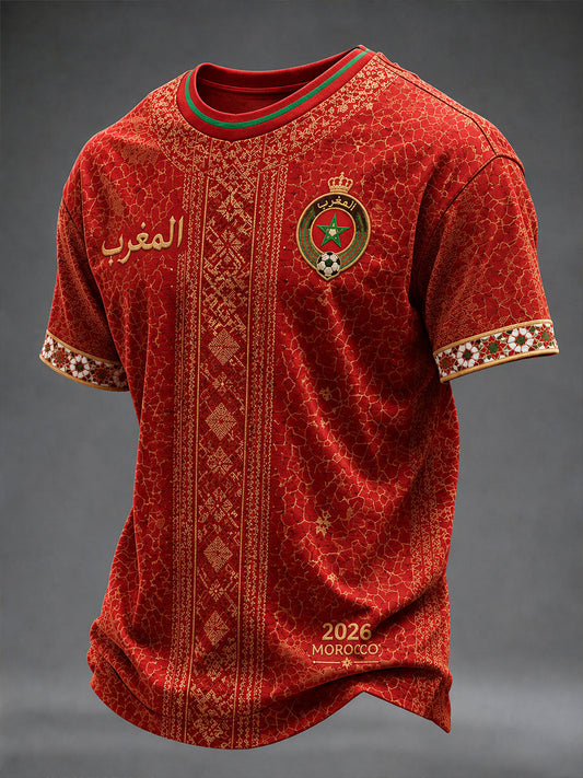 Men's 2026 Morocco Football Unisex T-Shirts