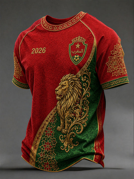 Men's 2026 Morocco Football T-Shirts