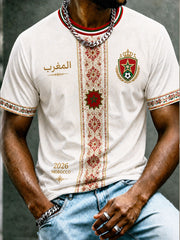 Men's 2026 Morocco Football Unisex T-Shirts