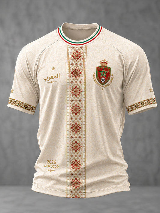 Men's 2026 Morocco Football T-Shirts