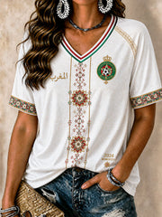 Women's 2026 Morocco Football T-Shirts