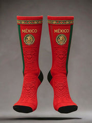 Unisex Mexico Football Lover Art Printed Socks