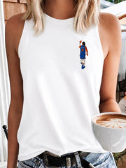 Women's Basketball Fan Graphic Vest Top