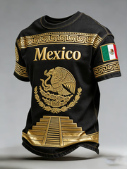 Men's Mexico Football Printed short sleeves t-shirt