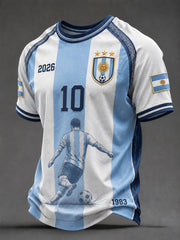 Men's Argentine Football Short Sleeve T-shirt