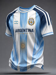 Men's Argentine Football Short Sleeve T-shirt