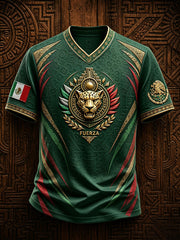 Men's Mexico Pride Art Printed T-shirt