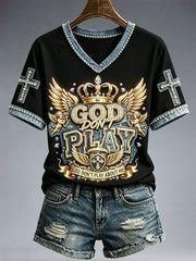 Women's God Don't Play About Me T-Shirt