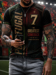 Men's Portugal Football Legend Graphic T-shirt