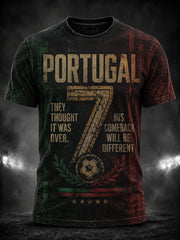 Men's Portugal Football Legend Graphic T-shirt