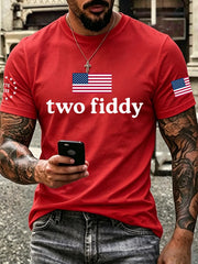 Men's Two Fiddy Print T-Shirt