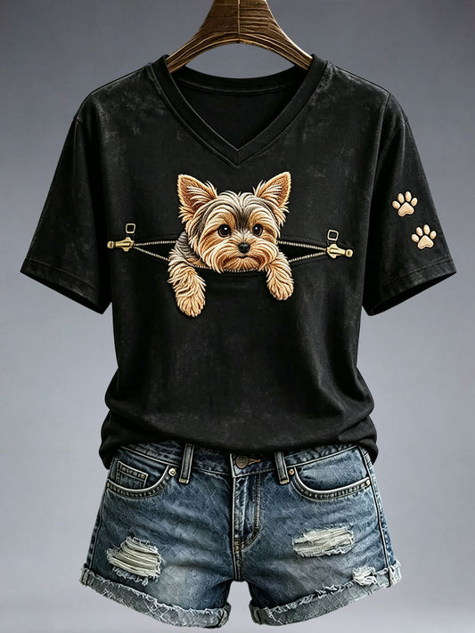 Women's Lovely Yorkshire Terrier T-Shirt