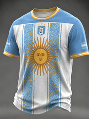 Men's Argentina Football Printed T-shirt