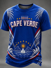 Men's Gift For Football Fans Printed T-shirt