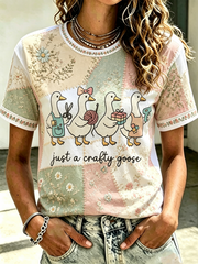 Women's Faith Printed short-sleeved T-shirt