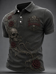 Men's Too Old For Your Bullshit Print Casual Top