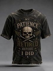 Men's Old Fuckers Club Printed Casual T-shirt