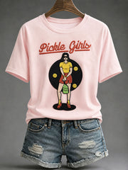 Women's Fun & Casual Pickleball T-Shirt