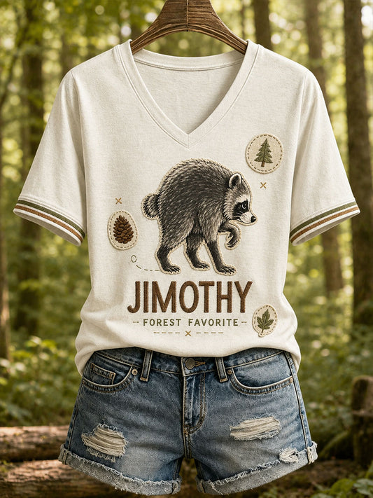 Women's Jimothy Raccoon T-Shirt