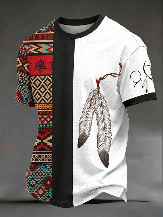 Men's Indigenous Art Print T-Shirts