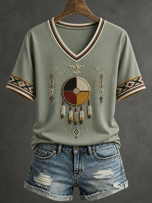 Women's Indigenous Art T-Shirt