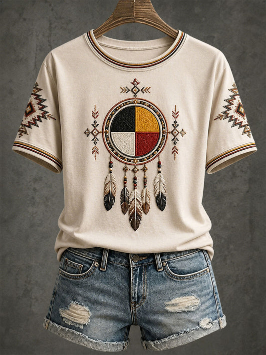 Women's Indigenous Art T-Shirt