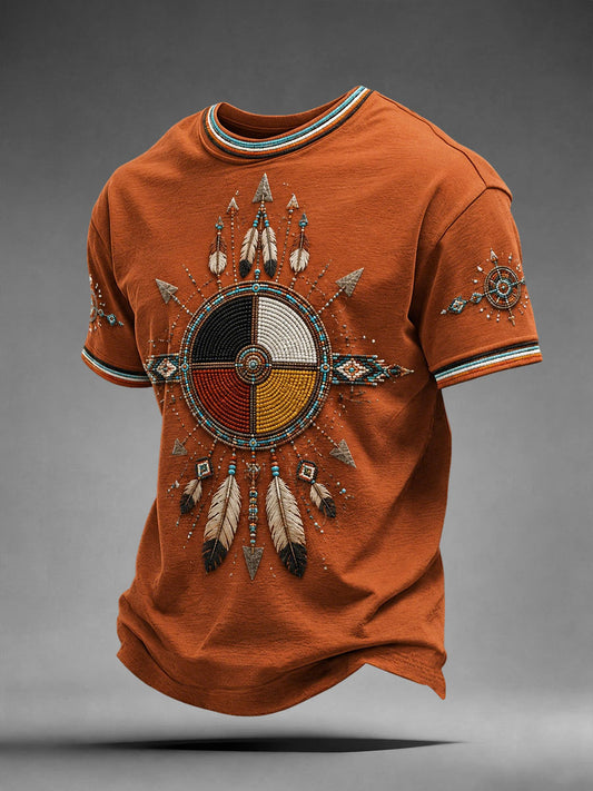 Men's Indigenous Art T-Shirt
