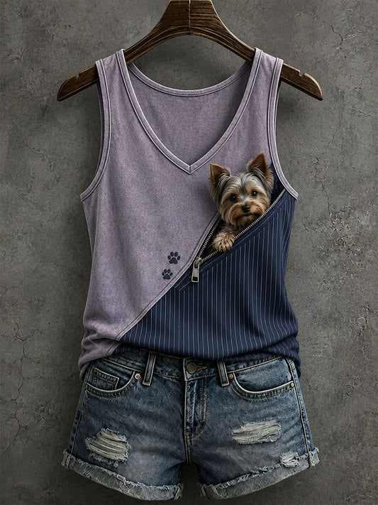 Women's Lovely Yorkshire Terrier Tank Top