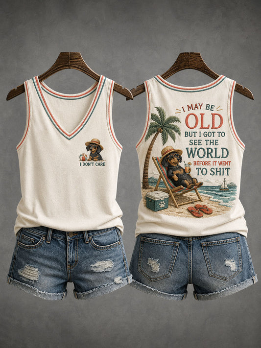 Women's I May Be Old Tank Top