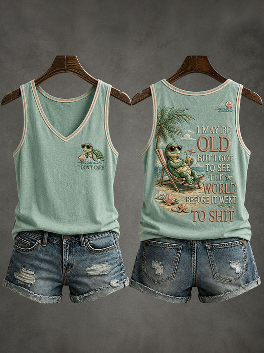 Women's I May Be Old Tank Top