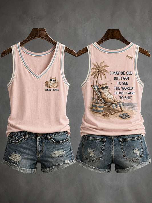 Women's I May Be Old Tank Top