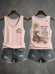 Women's I May Be Old Tank Top