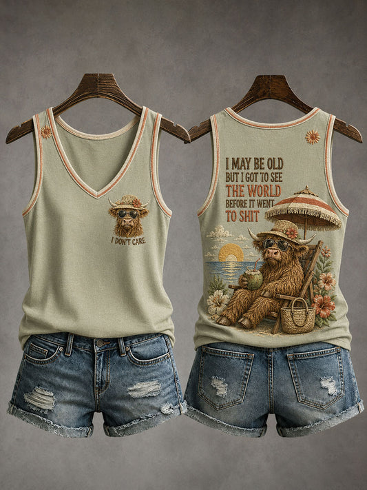 Women's I May Be Old Tank Top